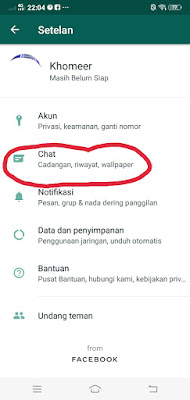 Cara mengganti tema wa