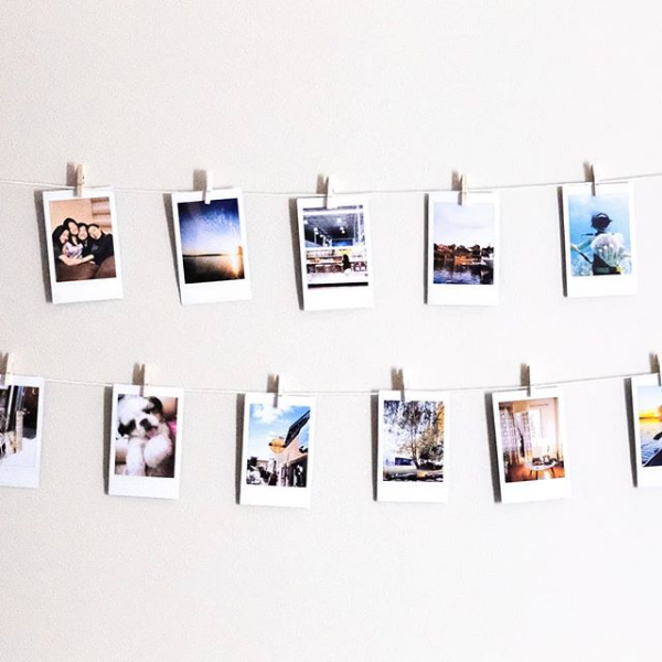 Hanging Polaroids