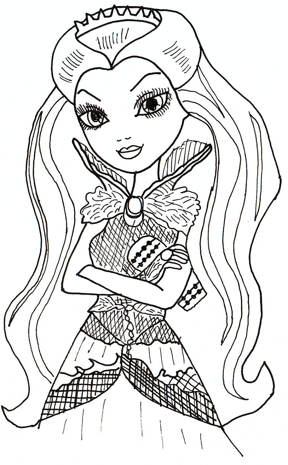 Download Free Printable Ever After High Coloring Pages: June 2013