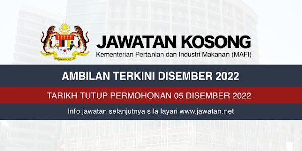 Jawatan Kosong MAFI Disember 2022