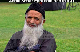 Abdul Sattar Edhi Admitted To ICU