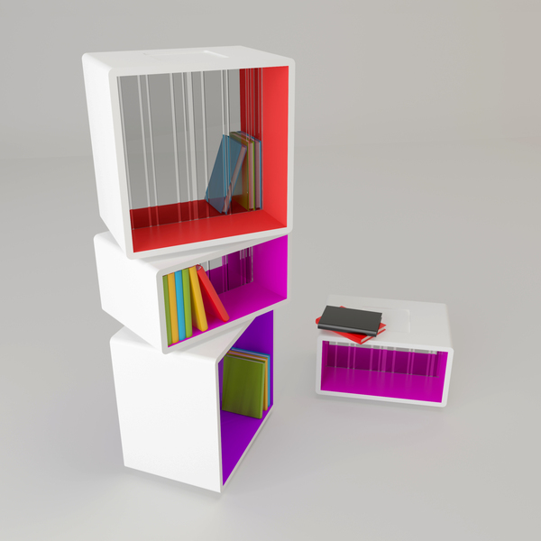 rotating bookcase plans