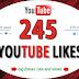 245 REAL YOUTUBE LIKES!! 5$