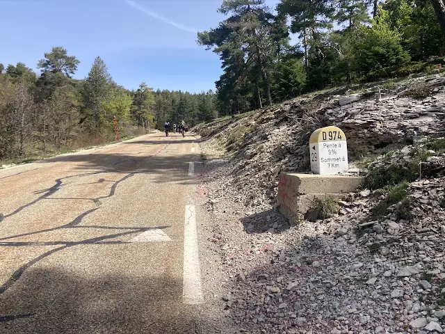 Col du Mont Ventoux 1.911m , desde Bedoin ( Fr.)