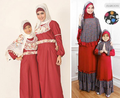  Model  Baju  Muslim Ibu  dan  Anak  Terbaru 2019