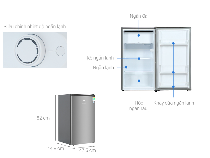 Tủ lạnh Mini Electrolux 94 Lít EUM0930AD-VN