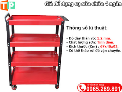 Giá đựng dụng cụ 4 khay