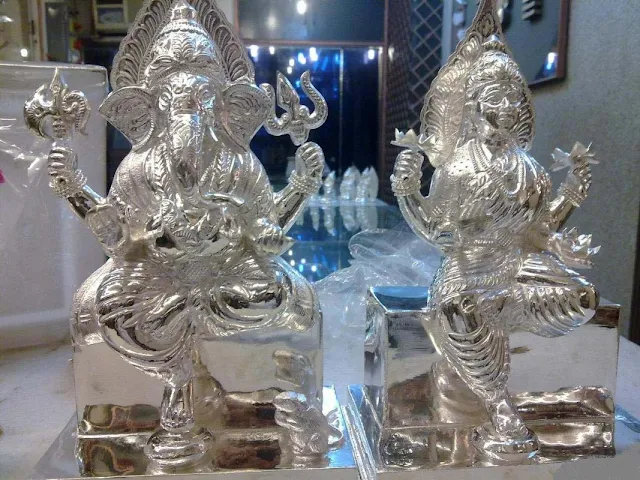 ganesh  lakshmi ji ki murti