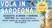 Logo Vola in Sardegna con Yoothie e vinci  una vacanza per 2 persone