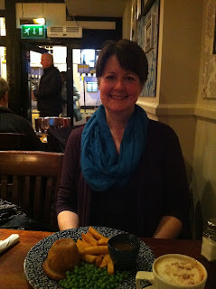 Our first steak and kidney pudding. Definitely recommend.