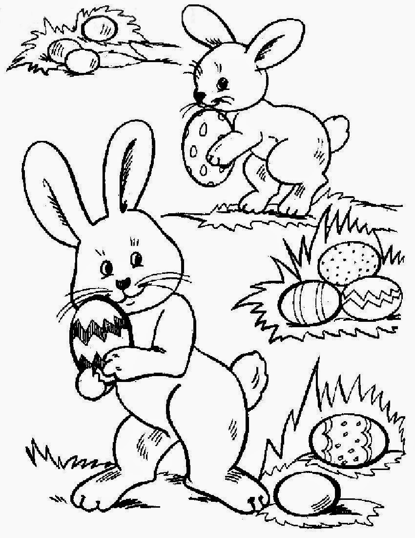 Download Coloring Pages: Easter Coloring Pages Free and Printable