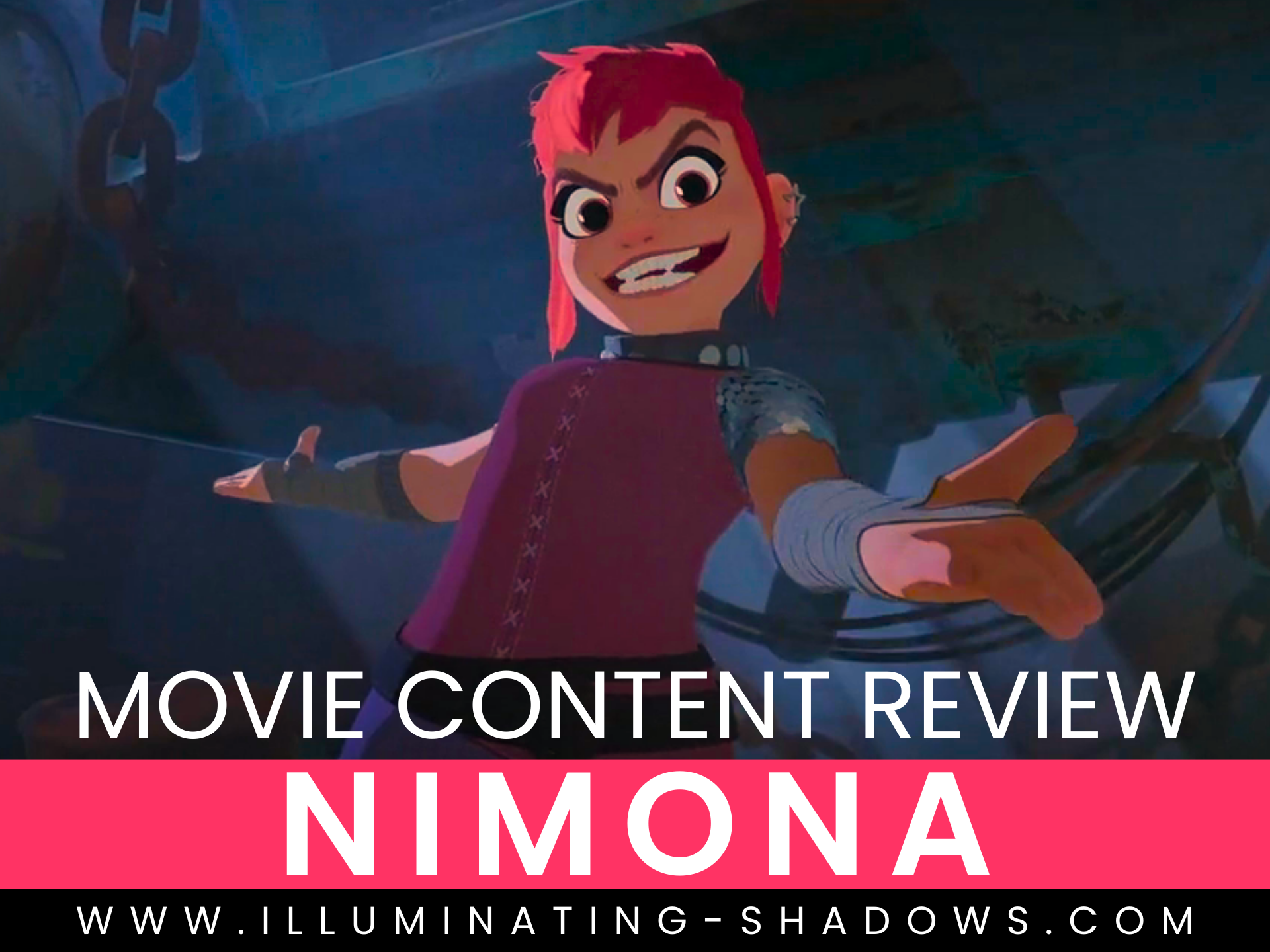 Nimona - Movie Content Review - Picture of Nimona looking tough