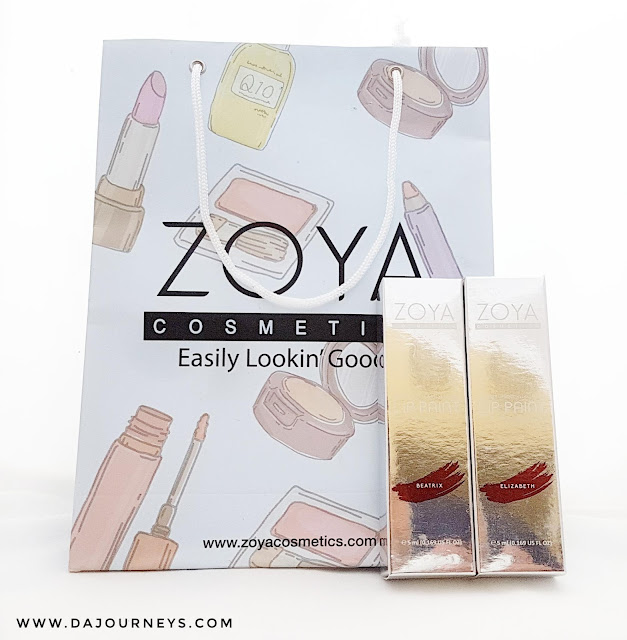 ZOYA Cosmetics New Limited Lip Paint – Metallic Series