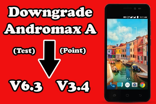 Tutorial downgrade andromax a v6.3 ke v3.4 dengan test point