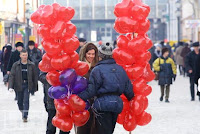 Valentine's Day Heart Shaped Balloons