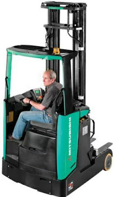 Reach Truck ngồi lái Mitsubishi RB25N
