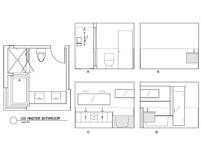 Master Bathroom Layouts on Unit 105 Master Bathroom Design