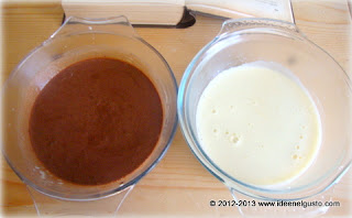 Bavarese alla vaniglia con cuore di cioccolato fondente