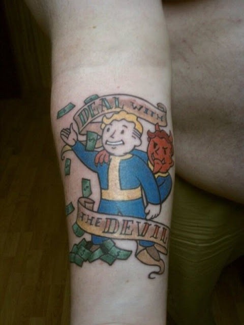 Fallout Video Game Tattoo
