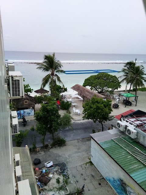 Bagaimana cara menuju ke Hotel Fern Boquette Inn dari bandara international velana maldives ke pulau Hulhule hulhumale