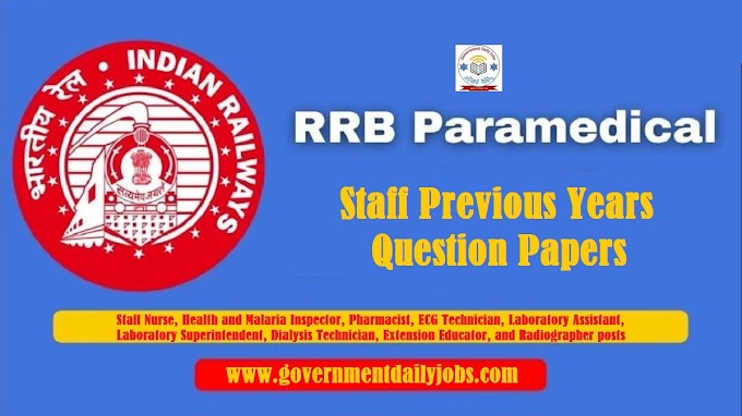 RRB PARAMEDICAL QUESTION PAPER WITH ANSWER KEY PDF