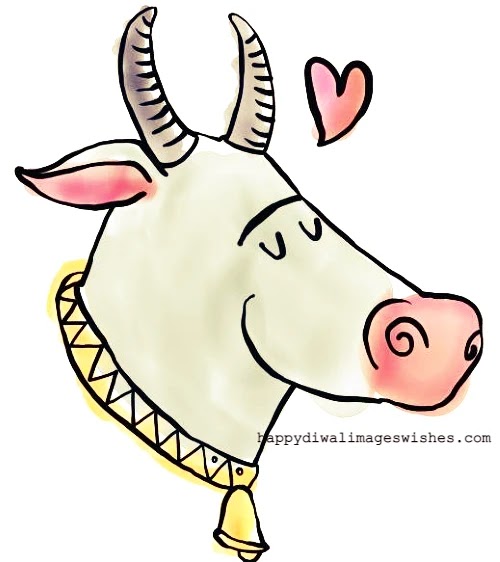 pongal cow drawing