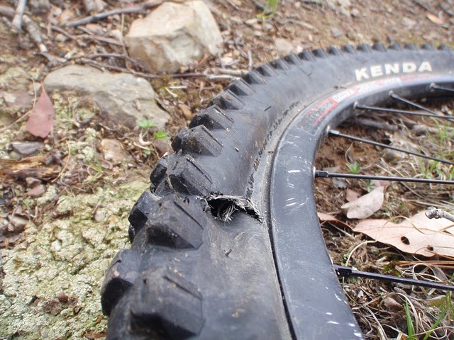 on mountain bike tires.