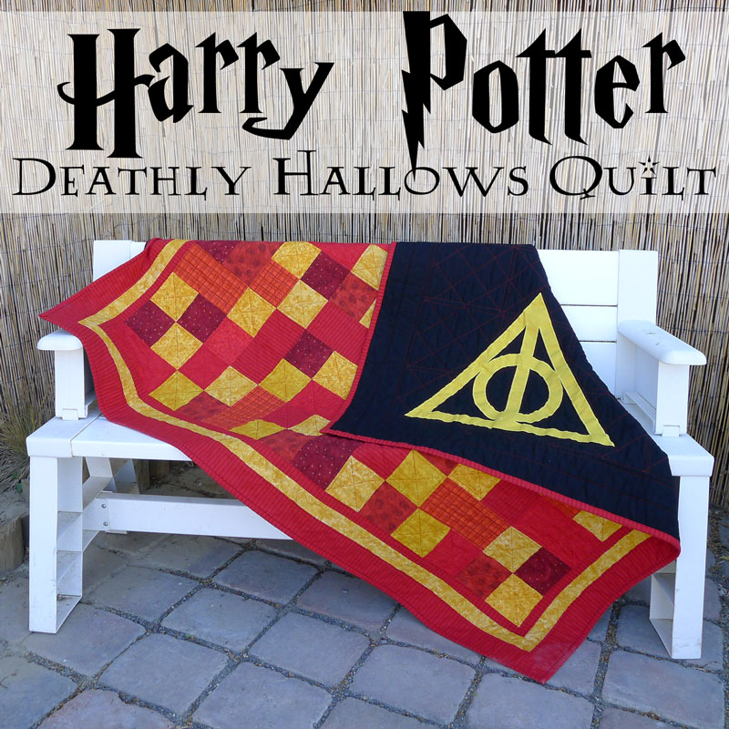 Harry Potter Deathly Hallows Quilt