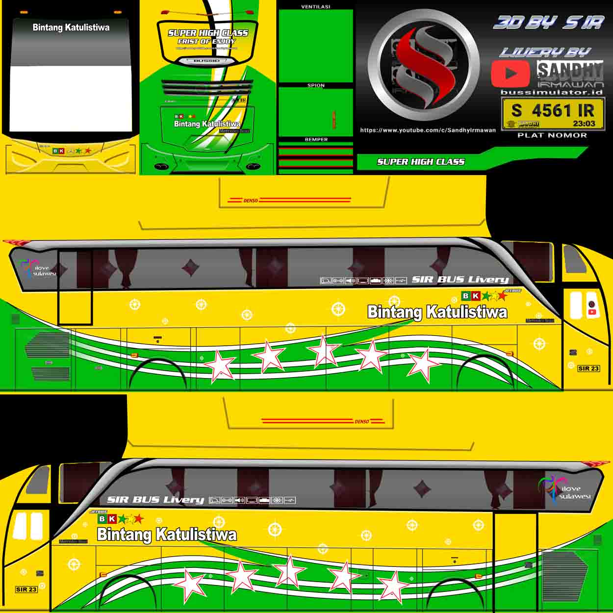 download livery bus bintang katulistiwa