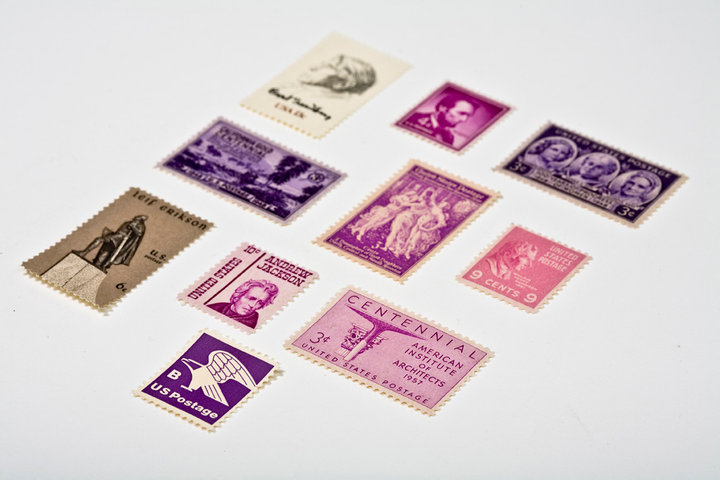 Wanda has also used the beautiful Vintage Stamps in gift wrap projects 