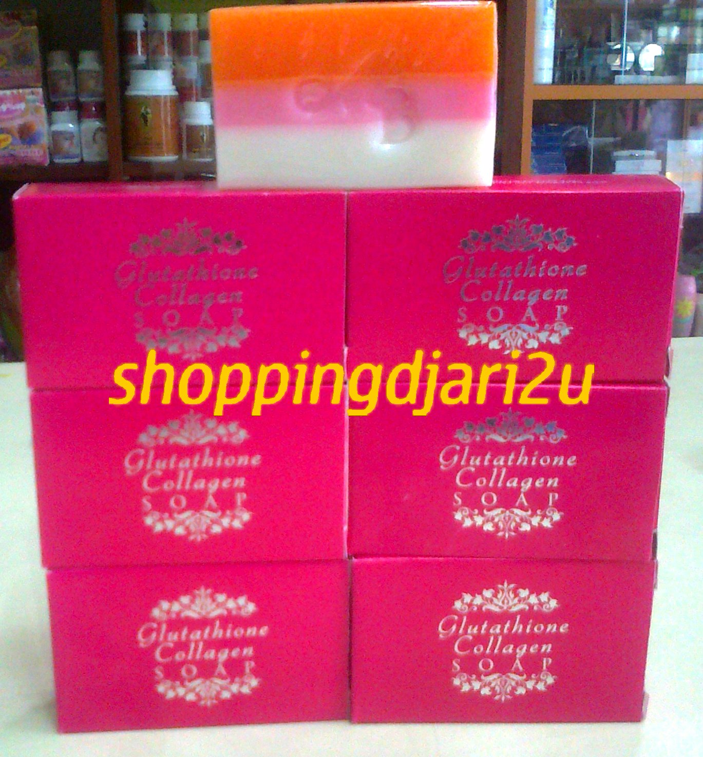 PINKISH: GLUTATHIONE COLLAGEN SOAP  ShoppingDjari2u 