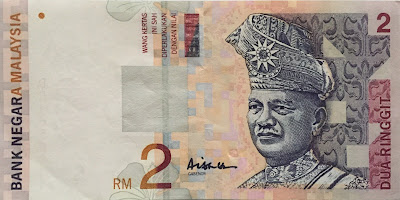 2 Ringgit Malaysia banknote