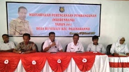 Camat Pasimarannu Buka Musrenbang Desa Bonerate