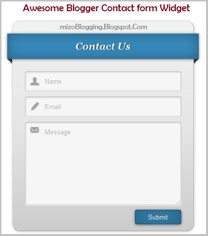 blogger contact form mawi leh nalh