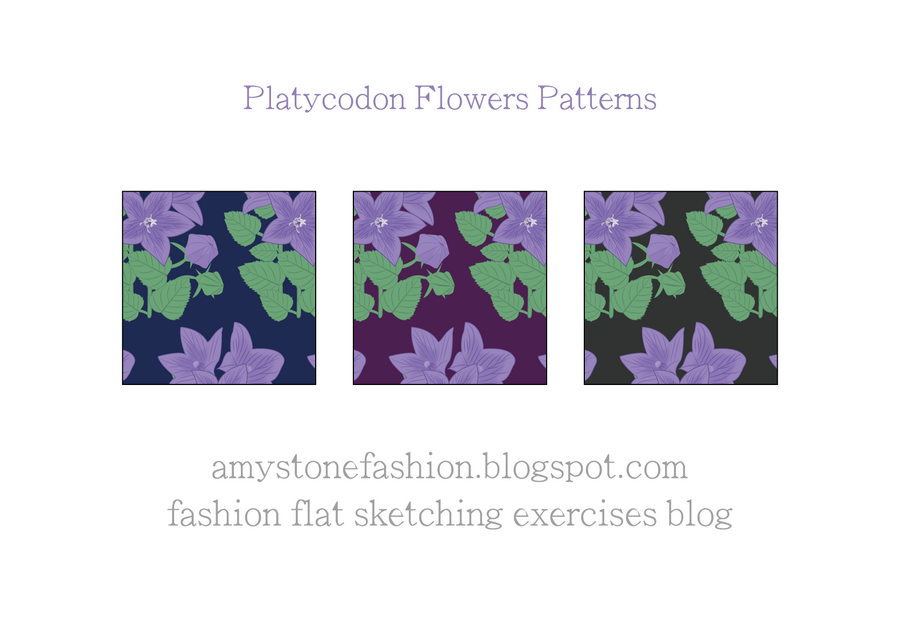 Platycodon Floral Patterns