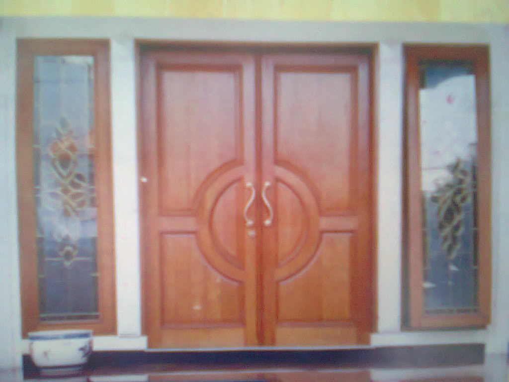 Contoh Gambar Kusen , Pintu Ukir Jendela , Ventilasi 