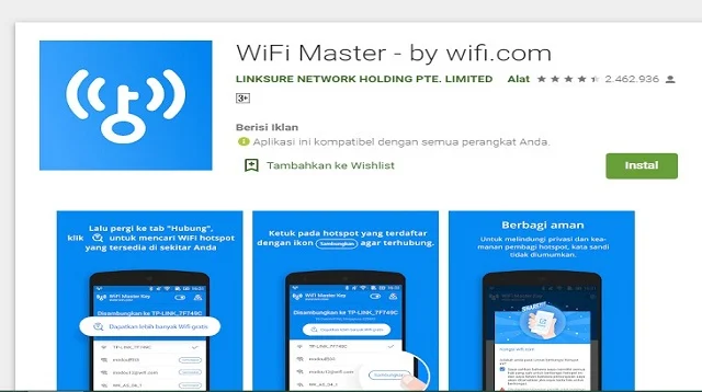 Aplikasi Bobol Sandi Wifi