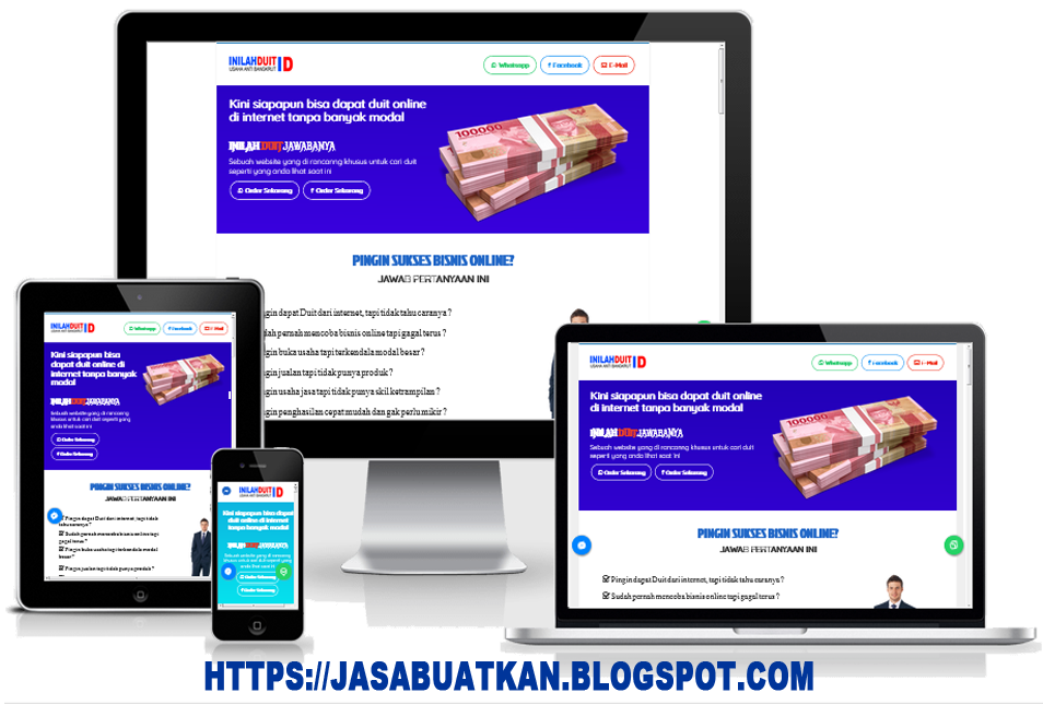 Jasa Landing Page Blogspot Profesional