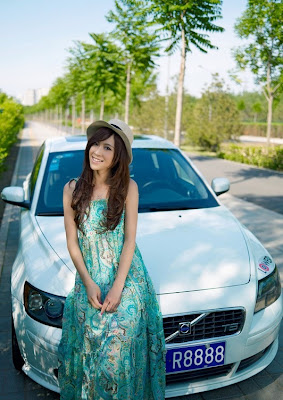 Hot Asian Car Models Dam Hot Pictures