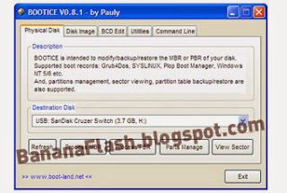 image, usb flash drive, tool, BOOTICE, BOOTICE v0.8.1.0, pic