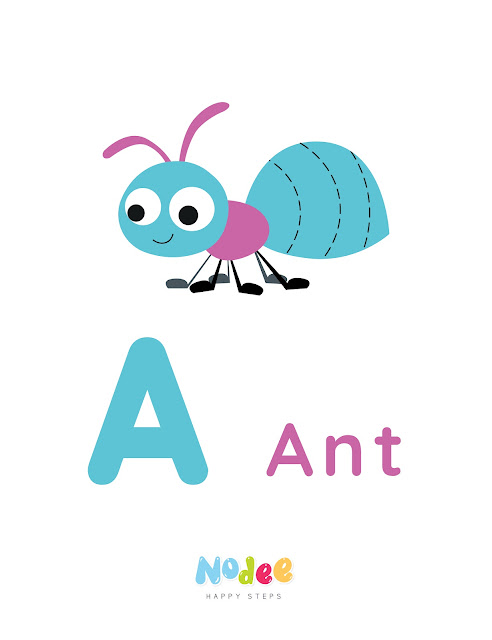 Letter A Song for Kids - The Ant and The Apple