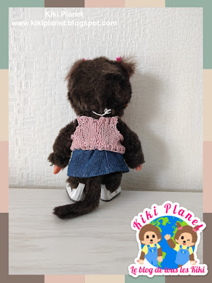 kiki monchhichi tricot handmade fait main doll poupée vêtements sweater