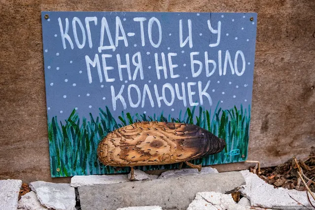Арт с изображением ежа