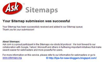 Prześlij Sitemap Bloggera do MSN i Ask.com