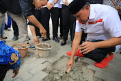 Peletakan Batu Pertama Pembangunan Sentra UMKM Kota Bekasi 