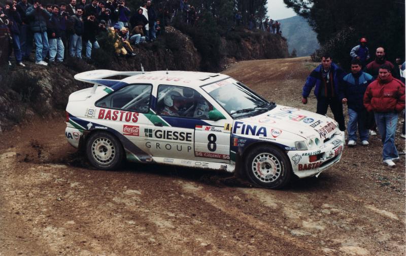 FORD ESCORT RS COSWORTH RAS SPORT APRIMATIC BASTOS 1995 RALLY PORTUGAL BRUNO