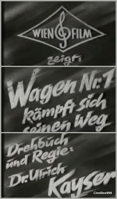 Wagen Nr. 1 kämpft sich seinen Weg. 1939.