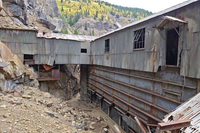Abandoned Eagle Mine and Belden, Colorado Mining District