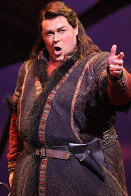 IN REVIEW: tenor BEN GULLEY as Manrico in Piedmont Opera's October 2023 production of Giuseppe Verdi's IL TROVATORE [Photograph © by Piedmont Opera]