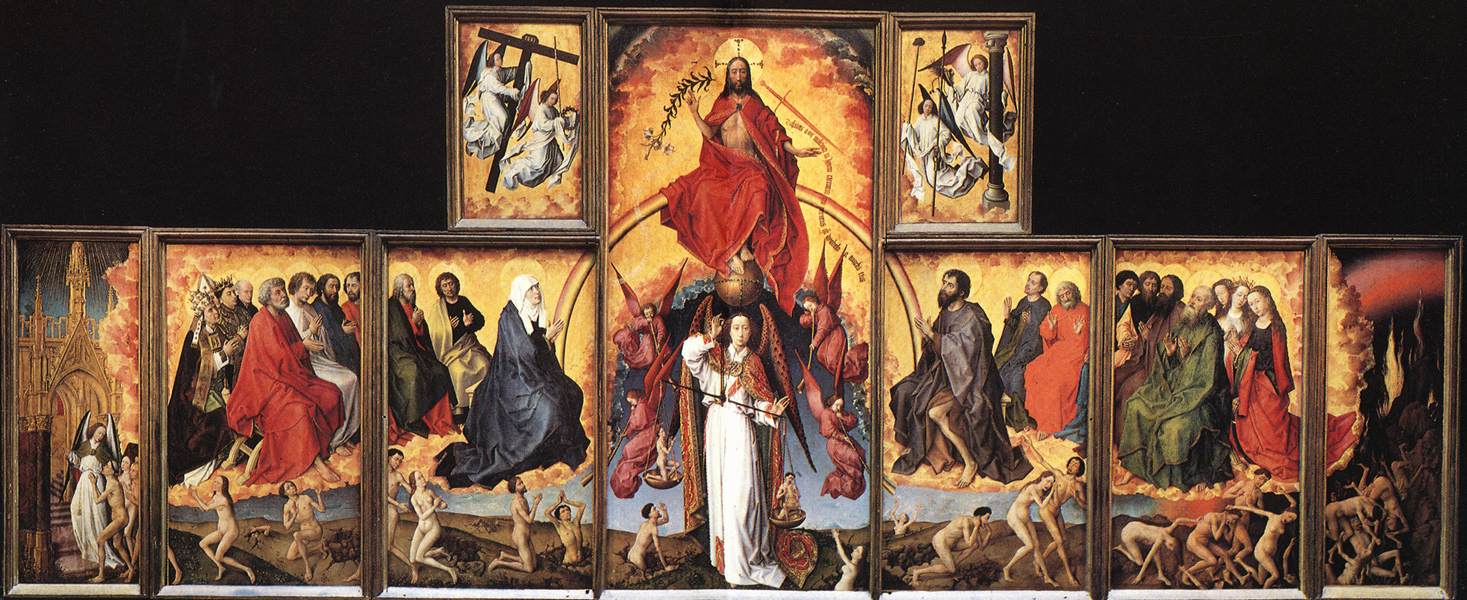 The Beaune Altarpiece, c. 1445–1450. 220cm x 548cm (excluding frames)